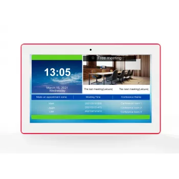 ALLNET MeetTwo-150W 15 inch Meetingraum-Tablet mit RGB-LED, Android 16, NFC/RFID, Weiß