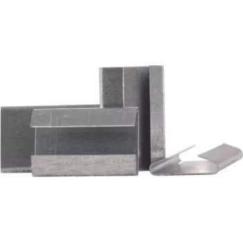 Banholzer & Wenz Stahlbandverschlüsse C-Form 16x27mm 1000er Pack (17331)
