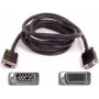 SYNERGY21 S215246 VGA-Gender-Changer-Adapter Stecker auf Buchse, vergoldet, schwarz