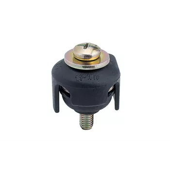 HellermannTyton 435-01559 Selbstklebender Kabelbinder-Sockel, Schwarz, PA66, 28x28 mm, 20 Stück
