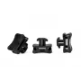 HellermannTyton ACFM5W8PT4,5 Kabelbinderhalter für DIN-Schiene, schlagzähes PA66, Schwarz, 25 Stück 151-03245