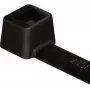 HellermannTyton T-Serie T18R Kabelbinder mit Innenverzahnung, 100 mm x 2,5 mm, Schwarz, 100er-Pack 111-01910