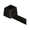 HellermannTyton T-Serie T18R Kabelbinder mit Innenverzahnung, 100 mm x 2,5 mm, Schwarz, 100er-Pack 111-01910