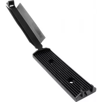 HellermannTyton FKH80 Schraubbefestigung für Kabelbinder, Schwarz PA66, 25mm x 56,5mm, 100 Stück 151-16800