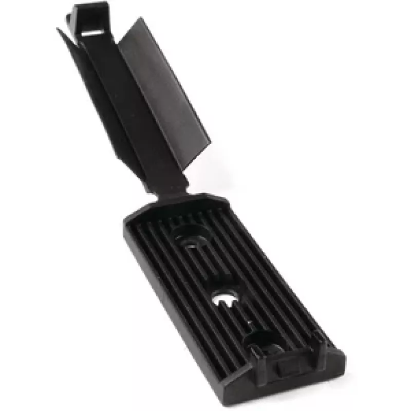 HellermannTyton FKH80 Schraubbefestigung für Kabelbinder, Schwarz PA66, 25mm x 56,5mm, 100 Stück 151-16800