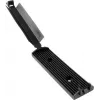 HellermannTyton FKH80 Schraubbefestigung für Kabelbinder, Schwarz PA66, 25mm x 56,5mm, 100 Stück 151-16800
