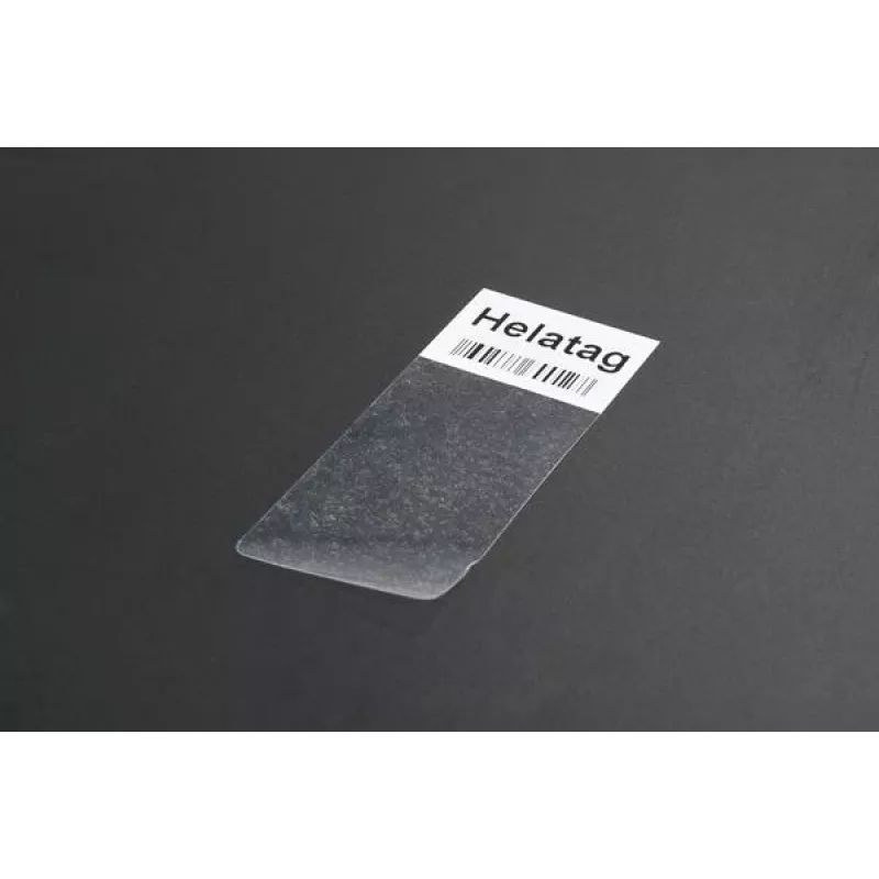 HellermannTyton 594-81104 Thermotransfer-Etikett Transparent Weiß 100mm x 100mm 1000 Etiketten