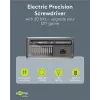 Goobay 77838 Elektrischer Präzisionsschraubendreher mit Akku, 20 Teile, LED