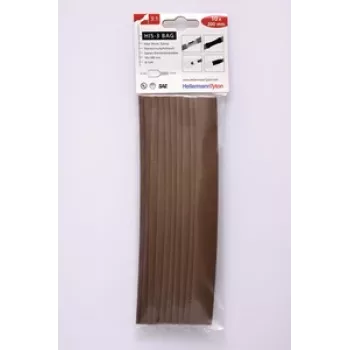 HELLERMANNTYTON Wärmeschrumpfschlauch-Set HIS-3, 3:1 Schrumpfverhältnis, verschiedene Farben, 100 Stück, 200 mm Länge 308-31214