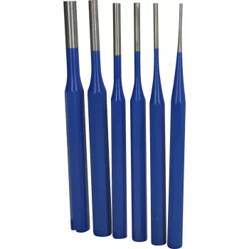 Brilliant Tools BT085006 Rollstift-Durchschlag-Set, 6-teilig, 3-10 mm, Chrom-Vanadium-Stahl