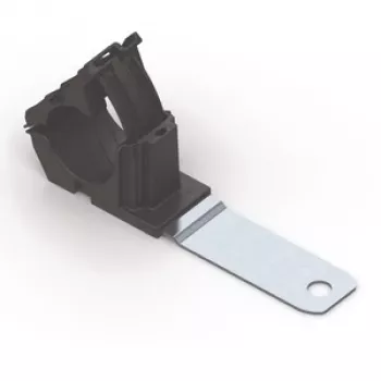 HellermannTyton RCC180LM12 wiederverwendbare Schraub-Kabelklemme, max. Bündel 36 mm, Schwarz, PA66/Stahl/Zink, 140 Stk. 151-01482