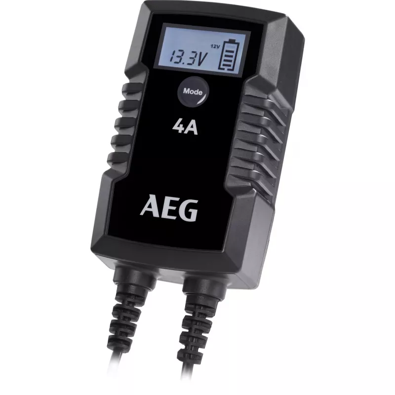 AEG LD4 10616 Automatisches Kfz-Batterieladegerät 6V/12V 2A/4A für Blei-Säure, GEL, AGM, MF, Ca/Ca