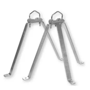 WEIß MHZ4060 Wandhalterungsset Stahl 40cm (39064)