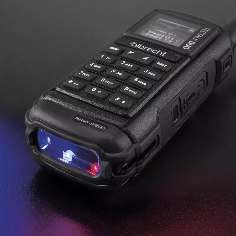 Albrecht Tectalk Duo PMR446 Freenet 1W Funkgerät-Set Schwarz 29148