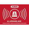 ABUS Alarm-Warnaufkleber mit Logo 148 x 105 mm (1 Stück) AU1422