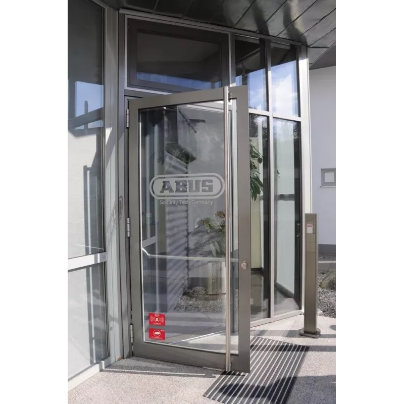 ABUS Alarm-Warnaufkleber mit Logo 74 x 52,5 mm (1 Stk.) AU1423