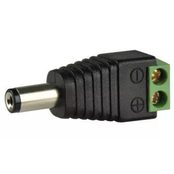 ABUS TVAC35800 Stromadapterkabel - Schraubklemmenblock auf 5,5 x 2,1 mm DC-Stecker