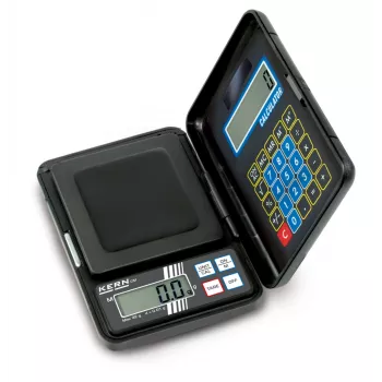Kern CM 60-2N Präzisions-Taschenwaage, 60 g Kapazität, 0,01 g Ablesbarkeit, batteriebetrieben