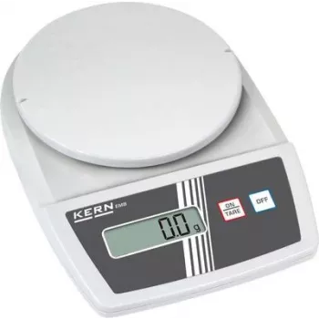 KERN EMB 500-1 Präzisionsbriefwaage, 500 g Kapazität, 0,1 g Ablesbarkeit, LCD-Anzeige, Netzbetrieb