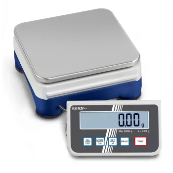 KERN PCD 2500-2 Präzisionswaage 2500 g Kapazität, 0,01 g Ablesbarkeit