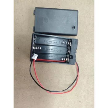 ALLNET 4duino 3x AAA Batteriehalter mit Ein-/Ausschalter und 2-Pin JST-Anschluss (Ref. 727)
