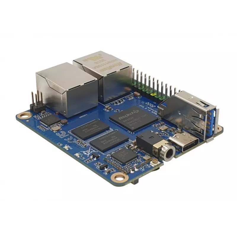 ALLNET Rock Pi E D4W1 Dual-Ethernet-Board RK3328 512MB RAM 802.11 a/b/g/n, 2,4G (RS309-D4W1)