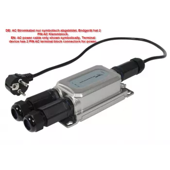 ALLNET Outdoor PoE-Injektor IP67 IEEE 802.3bt 60W Metallgehäuse ALL-PI2013Ov2BT60