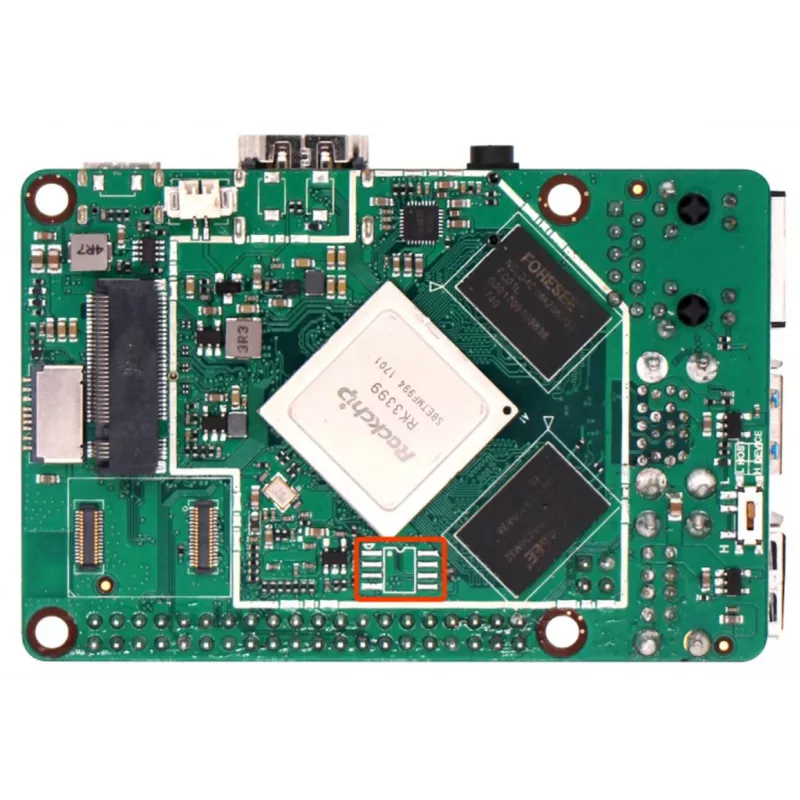 ALLNET Rock Pi 4A+ OP1 4GB/32GB ohne WLAN&Bluetooth mit PoE Pins (RS114A+D4E32)