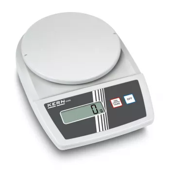 KERN EMB 5.2K1 Briefwaage, 5,2 kg Kapazität, 1 g Ablesbarkeit, Netz-/Batteriebetrieb