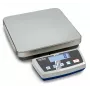 KERN DE 6K1D Präzisionsplattformwaage, 6 kg Kapazität, 1 g/2 g Ablesbarkeit, Batterie- oder Netzbetrieb