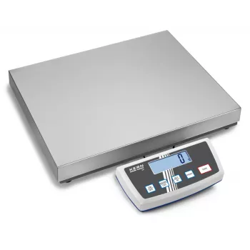 KERN DE 35K5DL Dual-Range Plattformwaage 35 kg / 5 g|10 g, Edelstahlplatte