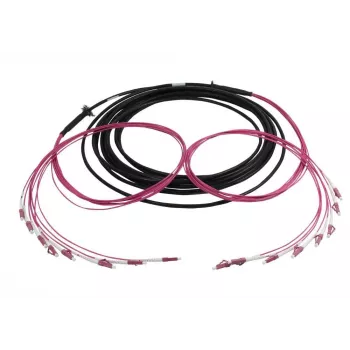 SYNERGY21 S217071V2 LWL-Trunk-Kabel U-DQ(ZN)BH, 8 Fasern, 50/125 OM4, LC/LC, 20 m, Ring