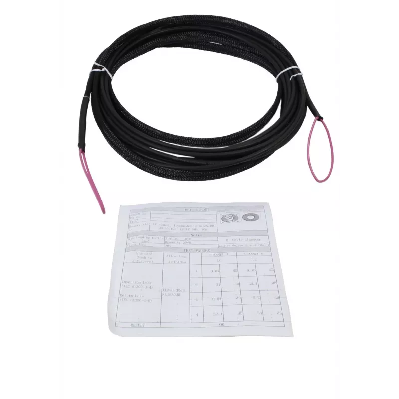SYNERGY21 S217071V2 LWL-Trunk-Kabel U-DQ(ZN)BH, 8 Fasern, 50/125 OM4, LC/LC, 20 m, Ring