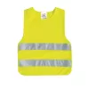 IWH 453502 Kinder-Warnweste EN 1150, fluoreszierendes Gelb, Klettverschluss, Unisex