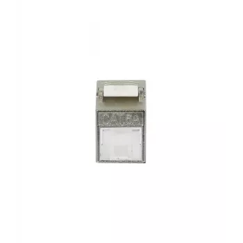 SYNERGY21 S216338V2 CAT6A geschirmter Keystone Jack, werkzeugfrei, Slim-line, RJ45, 500 MHz
