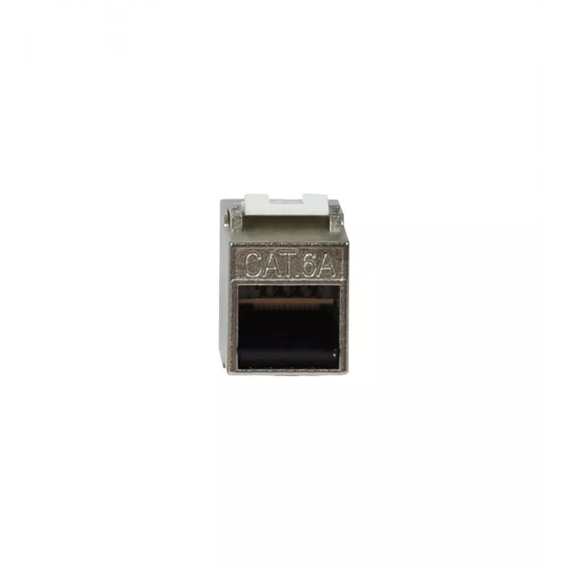 SYNERGY21 S216338V2 CAT6A geschirmter Keystone Jack, werkzeugfrei, Slim-line, RJ45, 500 MHz