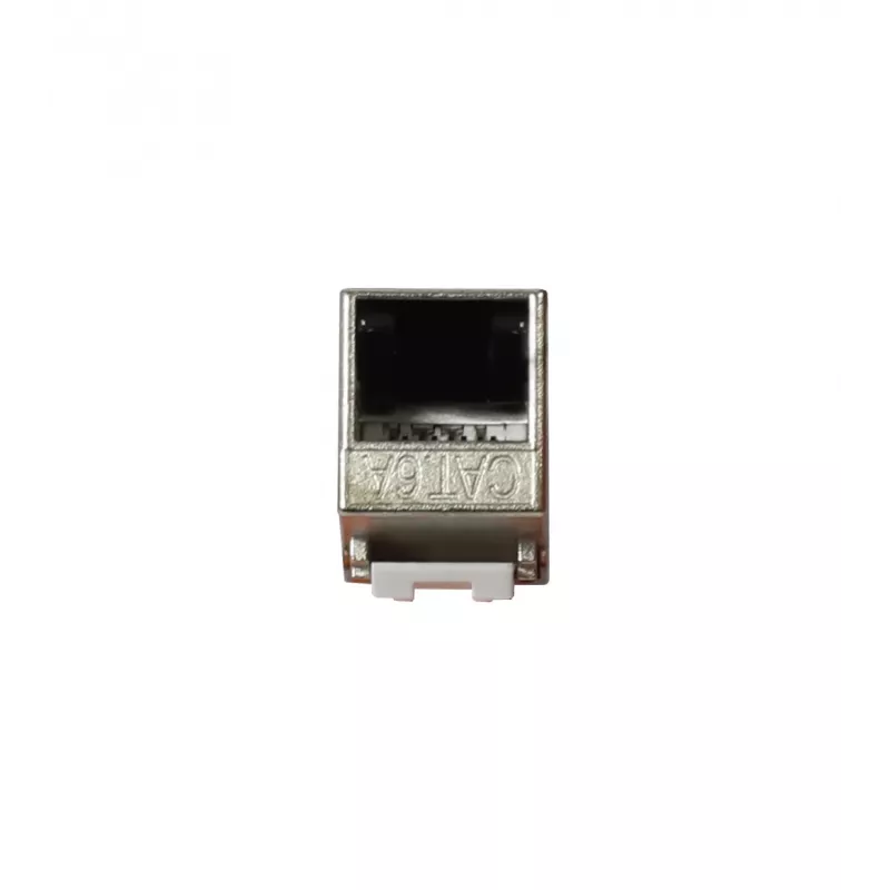 SYNERGY21 S216338V2 CAT6A geschirmter Keystone Jack, werkzeugfrei, Slim-line, RJ45, 500 MHz