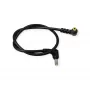 ALLNET DC-Stromverlängerungskabel 5,5mm x 2,5mm Stecker auf Buchse 0,49m Schwarz ALL-Adapt-Ext5.5-2.5-490