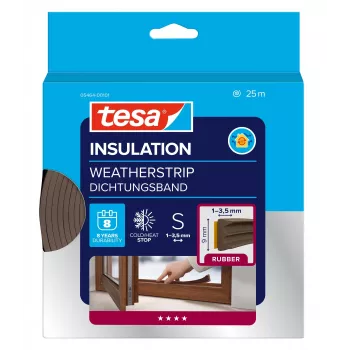 tesa E-Profil 05464-00101-02 Dichtungsband tesamoll Braun 25 m x 9 mm