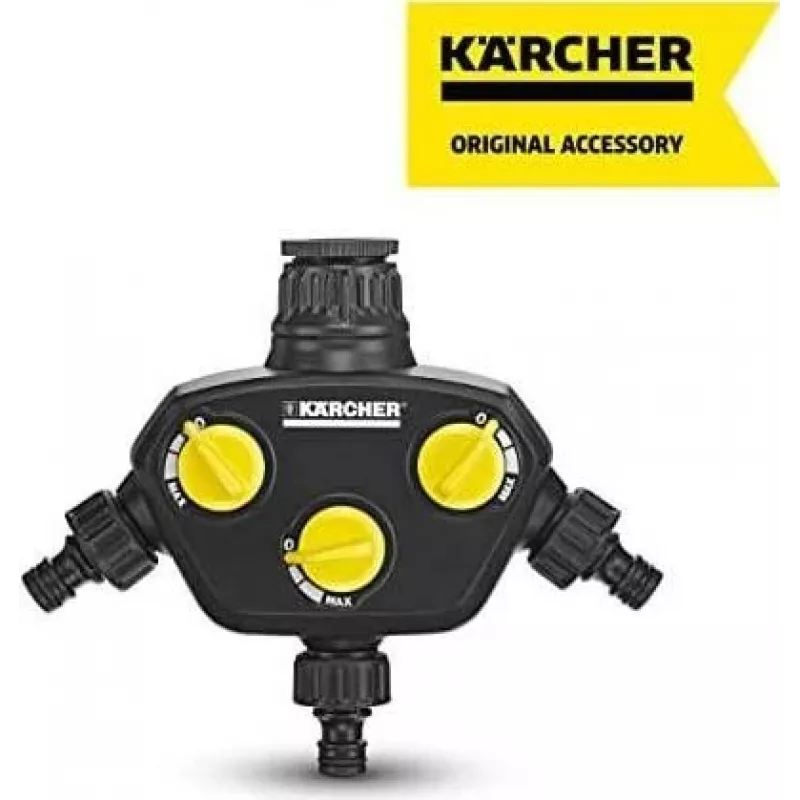 Kärcher 2.645-200.0 3-Wege-Verteiler 60 mm Saugschlauch mit Rückschlagventil