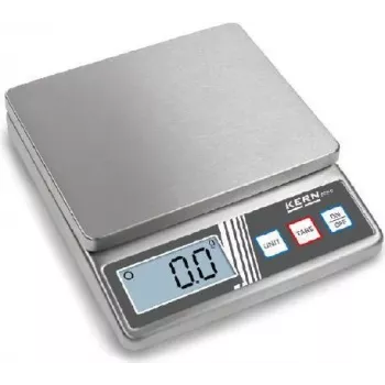 KERN FOB 5K1S Digitale Postwaage, 5 kg Kapazität, 1 g Ablesbarkeit, Silber