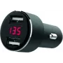 IWH Dual-USB-Autoladegerät mit Spannungsanzeige 4,8A (019062)
