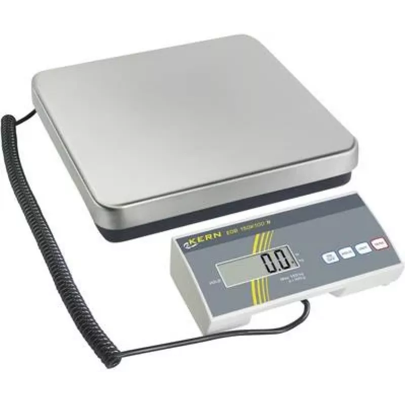 KERN EOB 35K10 Paketwaage 35 kg Kapazität, 10 g Ablesbarkeit, Silber