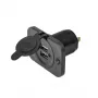 IWH USB Doppel-Einbau-Steckdose 12/24V 2,1A 2x USB-A Schwarz 019006