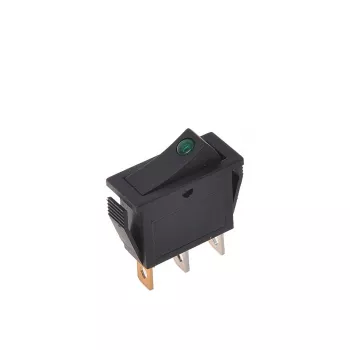 IWH Wippschalter Grün 12V/24V 10A SPST LED beleuchtet Panelmontage 19030