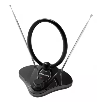 MEGASAT DVBT30V2 Aktive Zimmerantenne 28dB DVB-T2 DAB+ mit LTE-Filter 200218