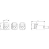 SIEMENS SENTRON 3VA Rahmenklemme 3er-Pack für 3VA1 100/160 MCCBs 3VA91530JA11