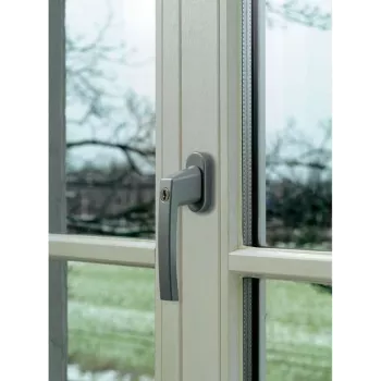 ABUS abschließbarer Fenstergriff Silber ABFS59486