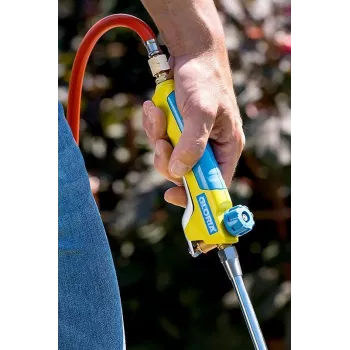 GLORIA 000296.0000 Gas-Löt- und Hartlötbrenner-Set mit 5 m Schlauch, 1000 °C, DVGW/GS