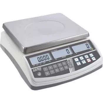 KERN CPB 6K0.1N Zählwaage, 6 kg Kapazität, 0,1 g Ablesbarkeit, Akku